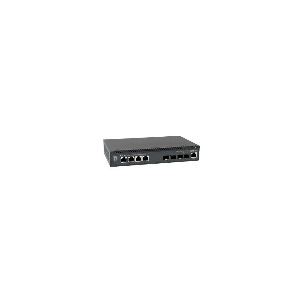 LevelOne XEL-0891 Gestito L3 10G Ethernet (100/1000/10000) Desktop Grigio