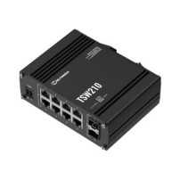 Teltonika TSW210 - Switch - unmanaged - 8 x 10/100/1000 + 2 x SFP