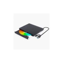 Gembird DVW EXT SLIM DVD-USB-031 black USB-C&3.1 DVD CD - DVD-Brenner - CD: 24x