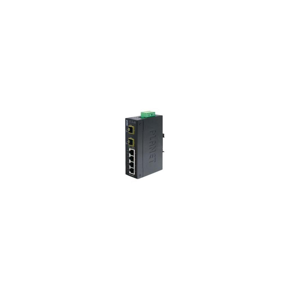 Planet IGS-620TF - Switch - unmanaged - 4 x 10/100/1000 + 2 x Gigabit SFP