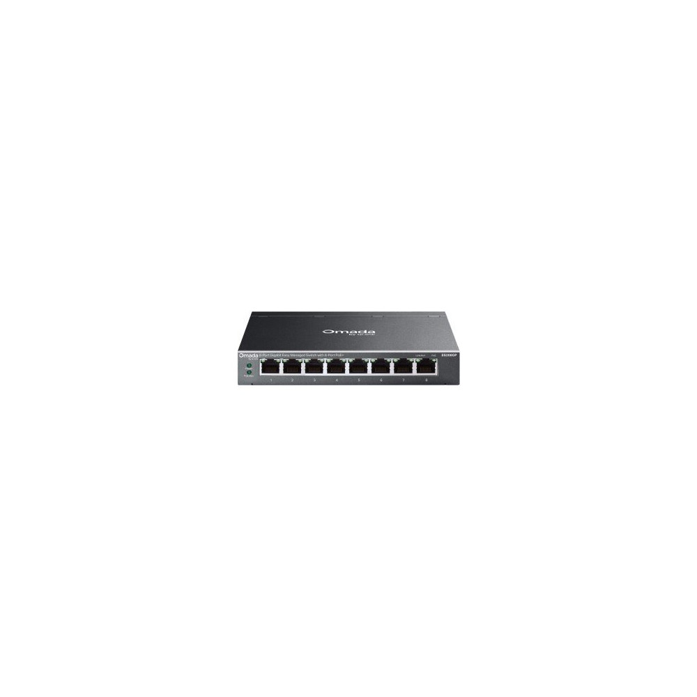 TP-Link Omada ES208GP switch di rete Gestito L2 Gigabit Ethernet (10/100/1000) Supporto Power over Ethernet (PoE) Guida