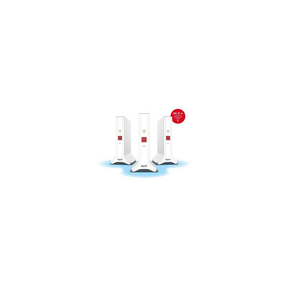 Mesh Set 4200 Dual-band (2.4 GHz/5 GHz) Wi-Fi 6E (802.11ax) Rosso, Bianco 2x2/4x4
