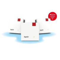 Mesh Set 1600 Dual-band (2.4 GHz/5 GHz) Wi-Fi 6 (802.11ax) Rosso, Bianco 1 Interno