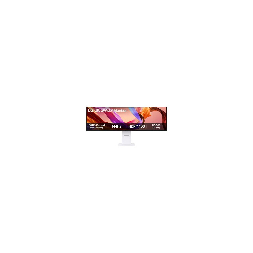 LG 49U950A-W Monitor PC 124,5 cm (49″) 5120 x 1440 Pixel Dual QHD LED Nero, Bianco