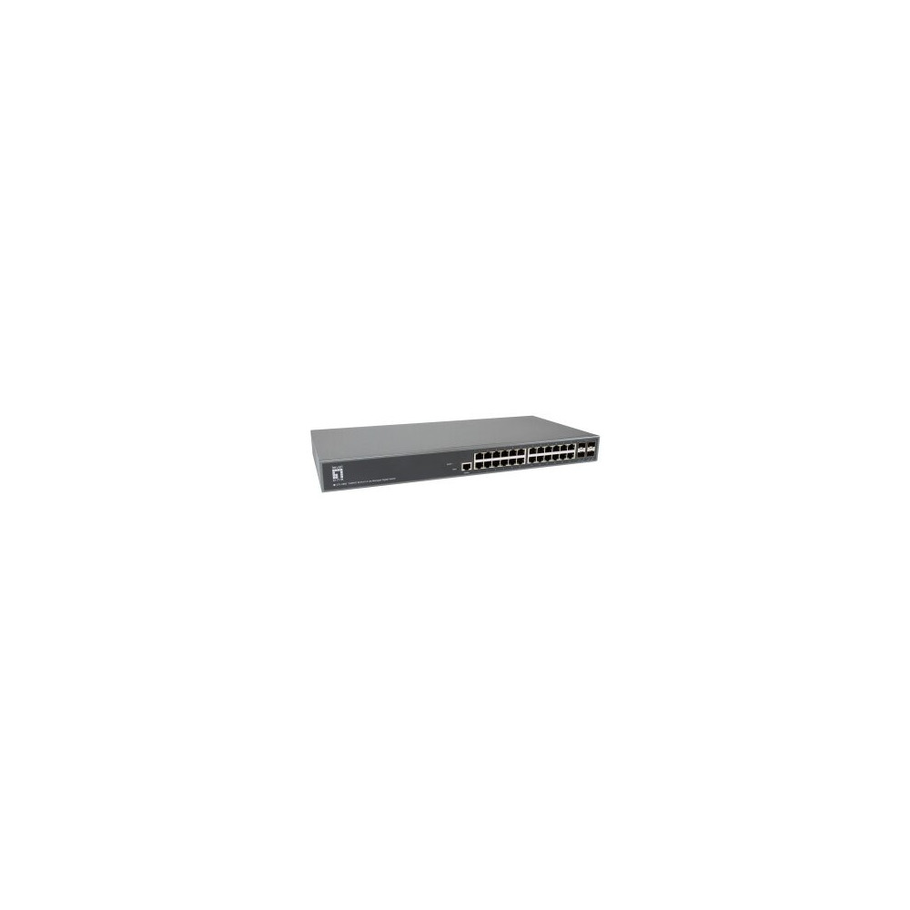 LevelOne GTL-2885 switch di rete Gestito L3 Gigabit Ethernet (10/100/1000) Grigio