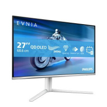 Philips Evnia 6000 27M2N6501L/00 Monitor PC 67,3 cm (26.5″) 2560 x 1440 Pixel Quad HD QD-OLED Bianco
