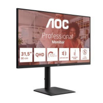 AOC E4 Q32E4U Monitor PC 80 cm (31.5″) 2560 x 1440 Pixel Quad HD LED Nero