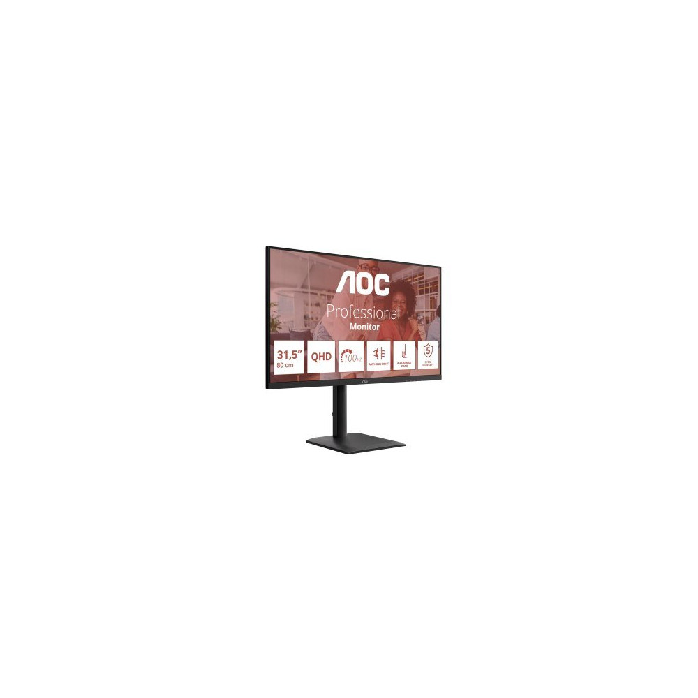 AOC E4 Q32E4U Monitor PC 80 cm (31.5″) 2560 x 1440 Pixel Quad HD LED Nero