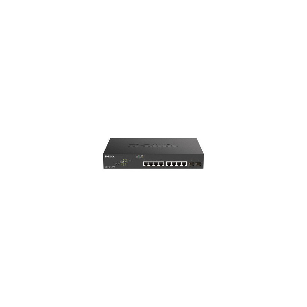 D-Link DGS-1100-10MPV2 switch di rete Gestito L2 Gigabit Ethernet (10/100/1000) Supporto Power over Ethernet (PoE) 1U