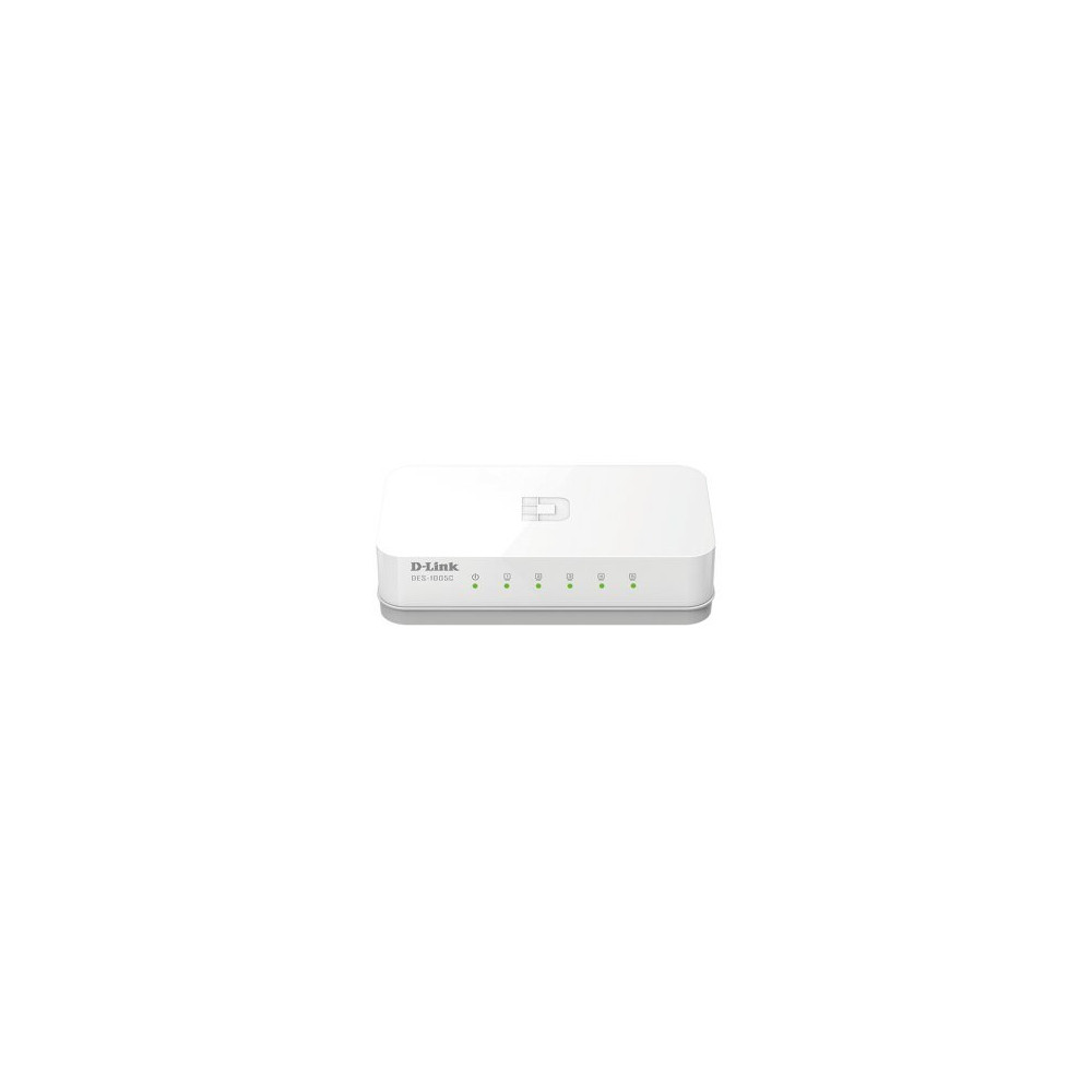 D-Link ES-1005C/E Non gestito Fast Ethernet (10/100) Desktop Bianco