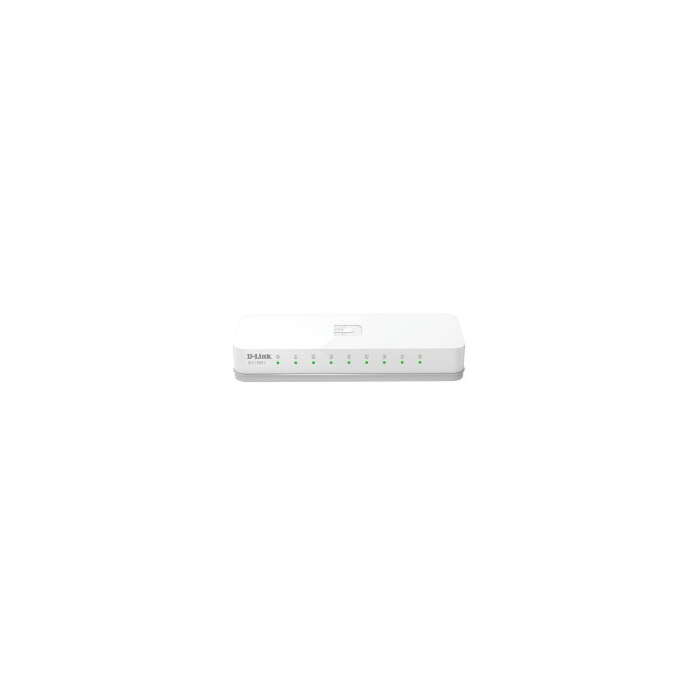 D-Link 0 Non gestito Fast Ethernet (10/100) Desktop Bianco