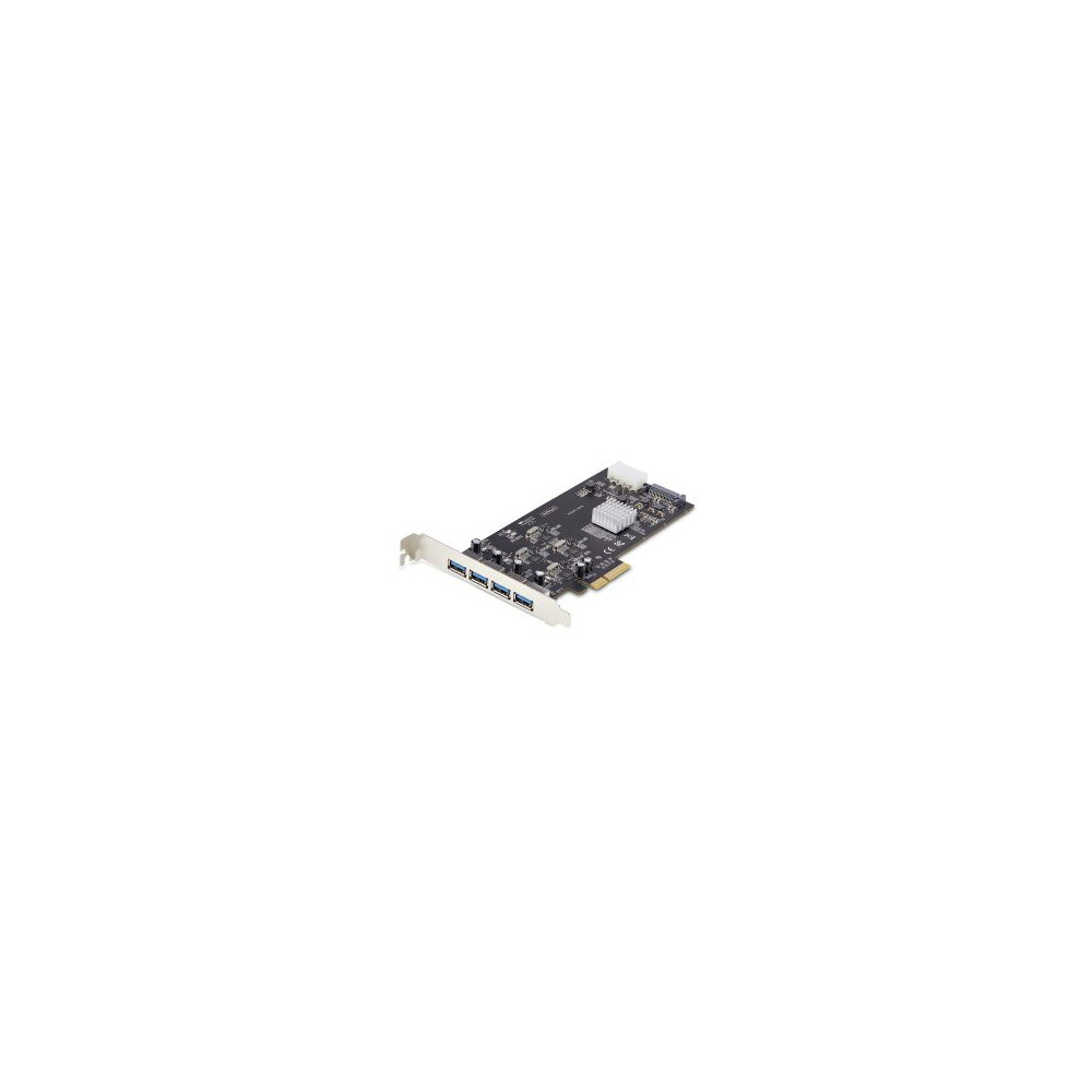 StarTech.com Scheda PCIe USB a 4 porte, USB 3.2 5Gbps, scheda di espansione PCI Express con 4 controller USB