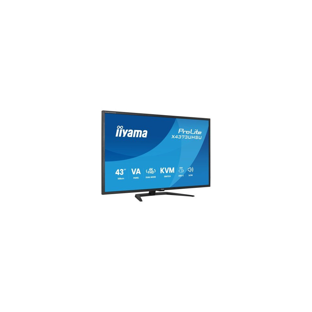iiyama ProLite X4373UHSU-B2 Monitor PC 108 cm (42.5″) 3840 x 2160 Pixel 4K Ultra HD LED Nero