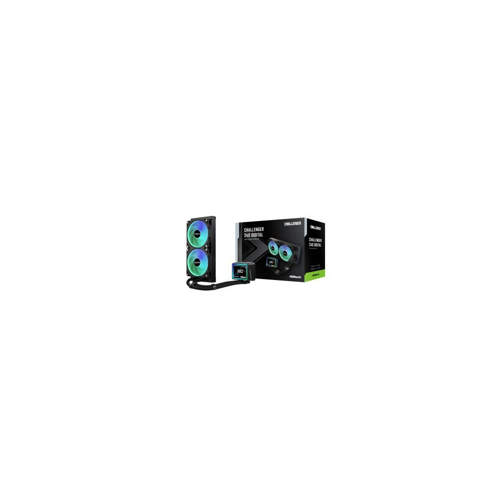 ASRock CPC Challenger 240 Digital ARGB Black