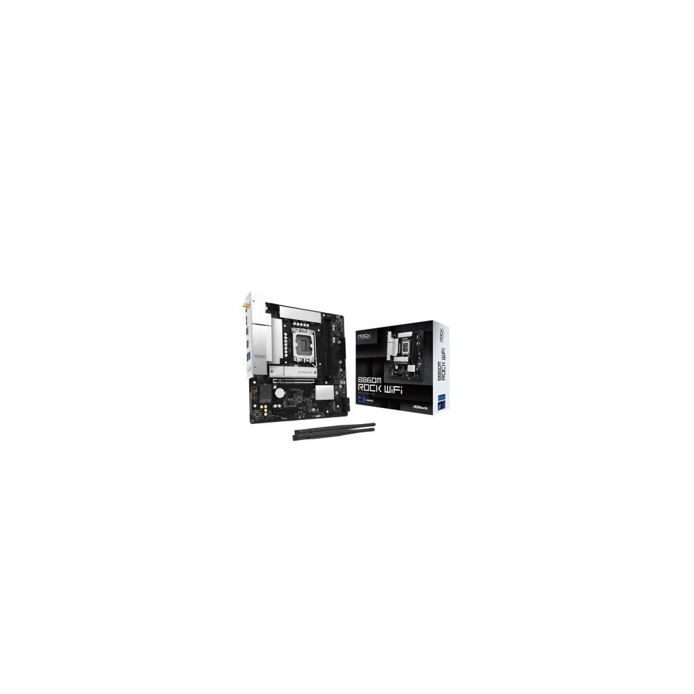 ASRock MB Intel 1851 B860M Rock WiFi 6 - ATX - USB 3.2