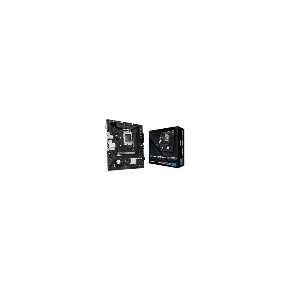 ASRock Scheda Madre Intel Socket 1700 H610M-HVS/M.2 D5