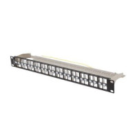 Lanberg 19″ Patchpanel Blank FTP für Keystone sw - 48-Port - FTP