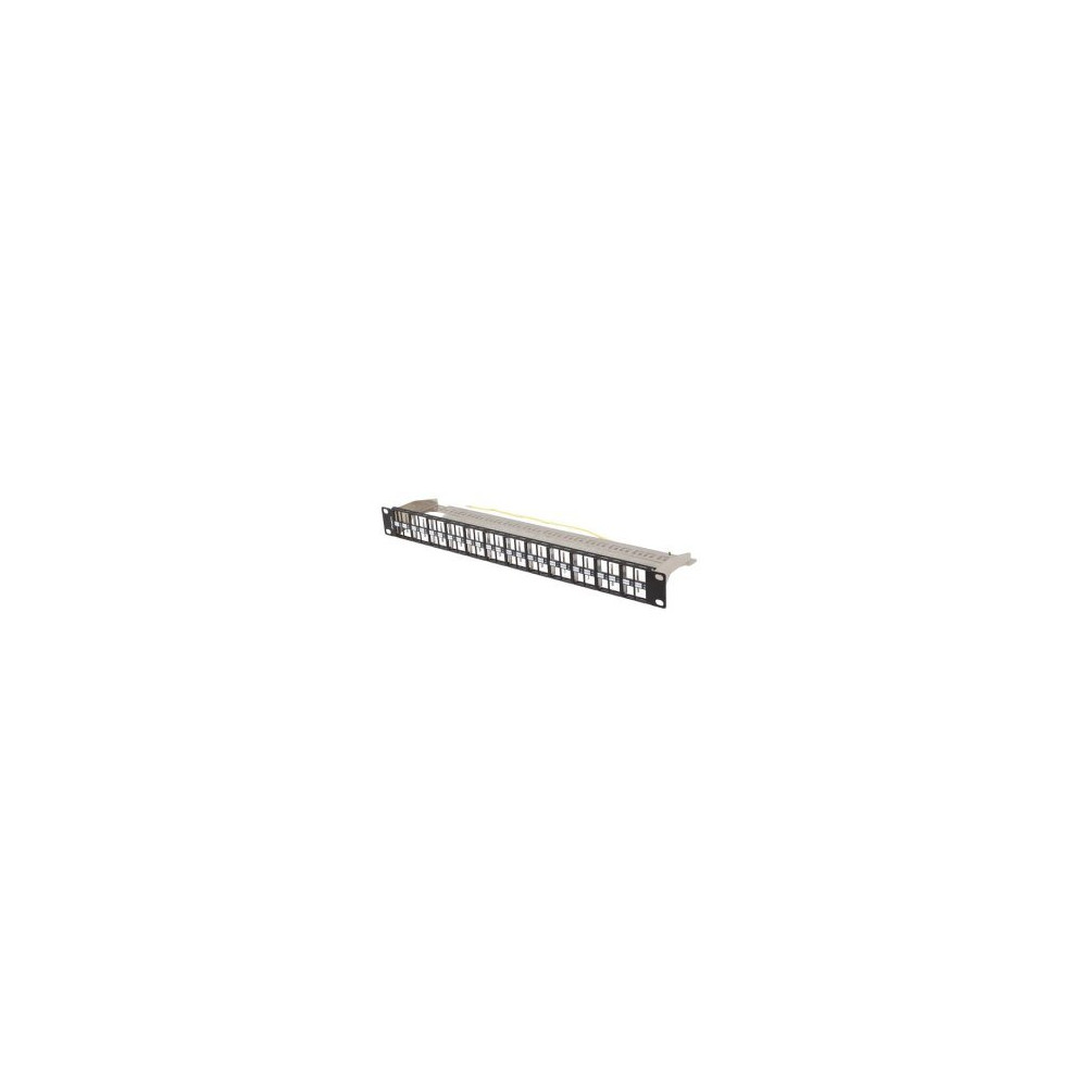 Lanberg 19″ Patchpanel Blank FTP für Keystone sw - 48-Port - FTP