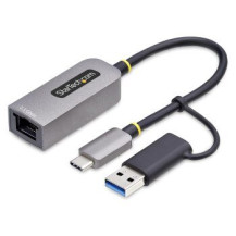 StarTech.com Adattatore Ethernet USB C, Convertitore di Rete/NIC NBASE-T 2.5/1GbE da USB Type-C 3.0 a RJ45 con