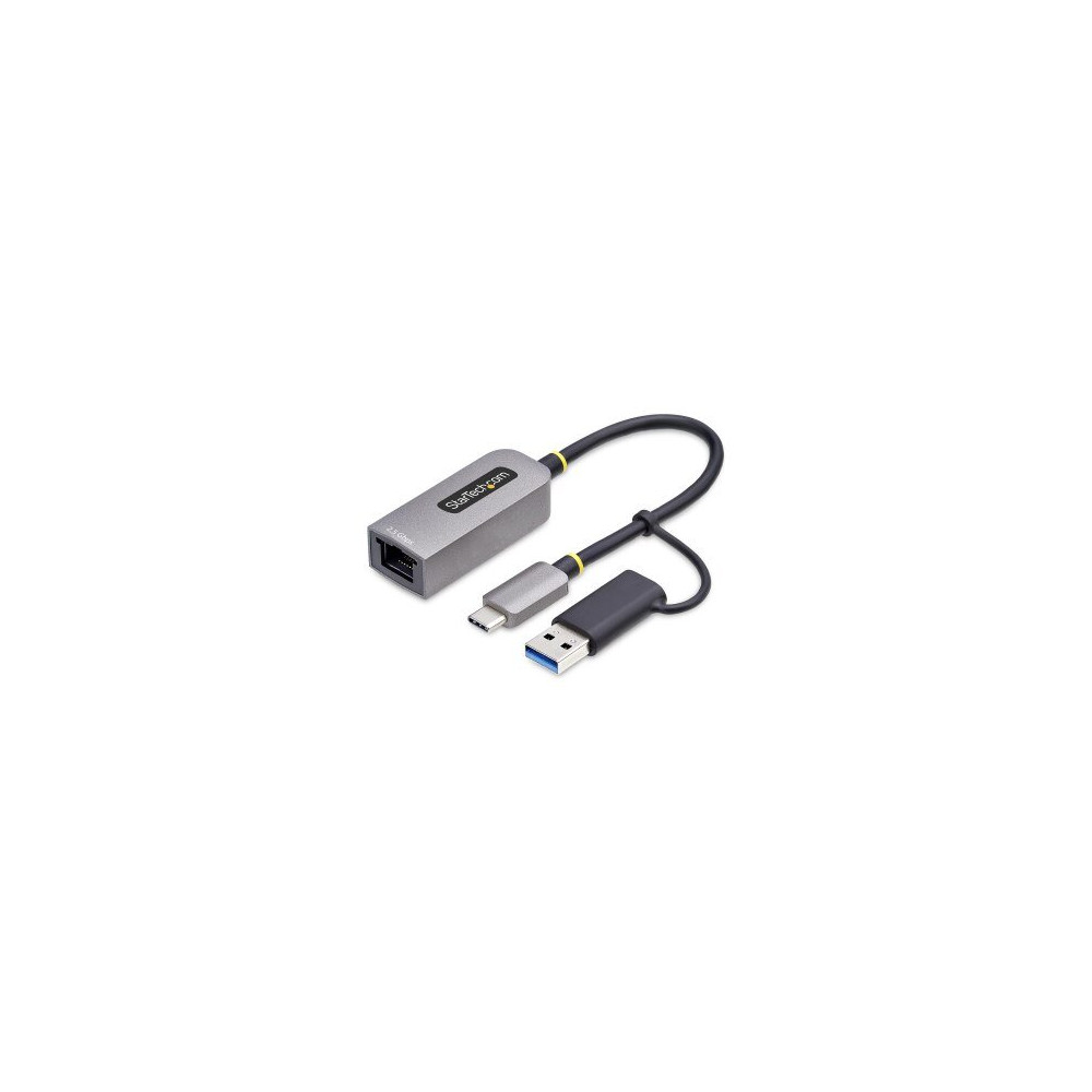 StarTech.com Adattatore Ethernet USB C, Convertitore di Rete/NIC NBASE-T 2.5/1GbE da USB Type-C 3.0 a RJ45 con