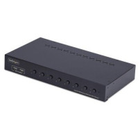 StarTech.com KVM Switch DisplayPort a 8 Porte con Kit Rack da 1U, 4K DP 1.2, hub USB a 4 Porte, Commutazione con Tasti a