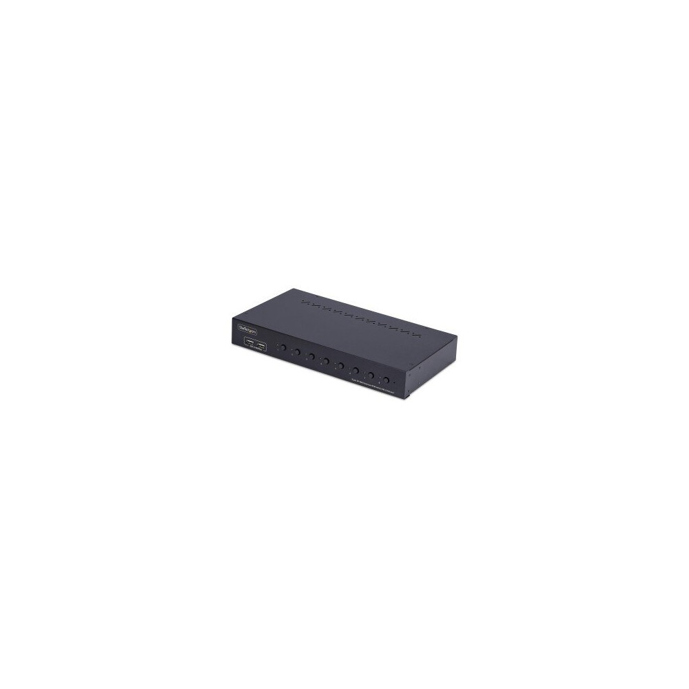 StarTech.com KVM Switch DisplayPort a 8 Porte con Kit Rack da 1U, 4K DP 1.2, hub USB a 4 Porte, Commutazione con Tasti a