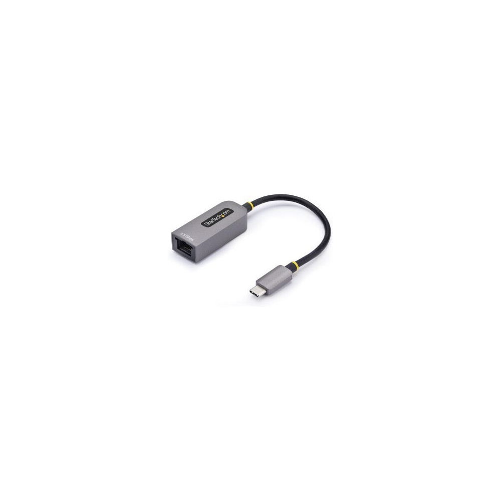 StarTech.com Adattatore Ethernet USB C, Convertitore di Rete/NIC NBASE-T 2.5/1GbE da USB Type-C 3.0 a RJ45. Compatibile