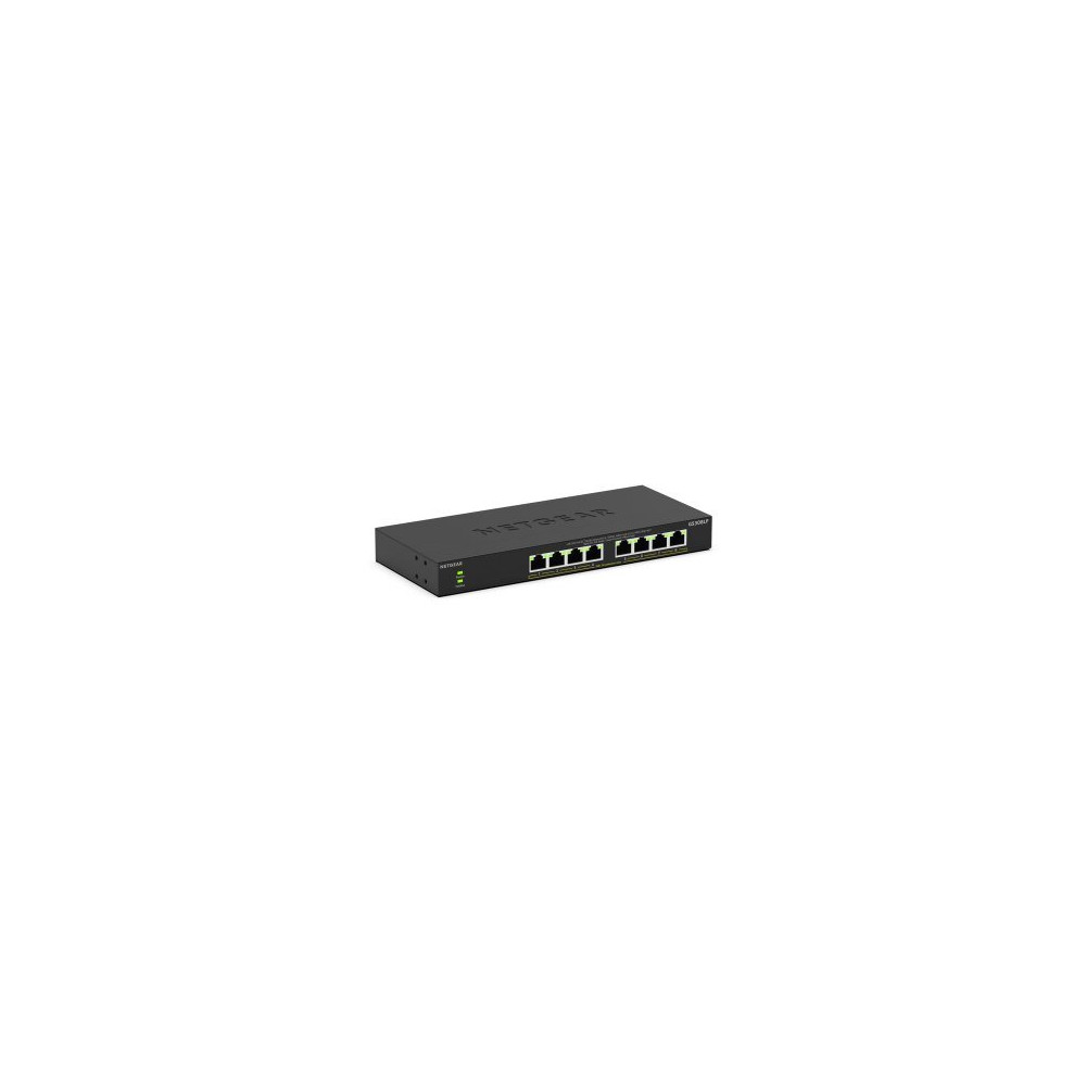 NETGEAR GS308LP Non gestito Gigabit Ethernet (10/100/1000) Supporto Power over Ethernet (PoE) Desktop Nero