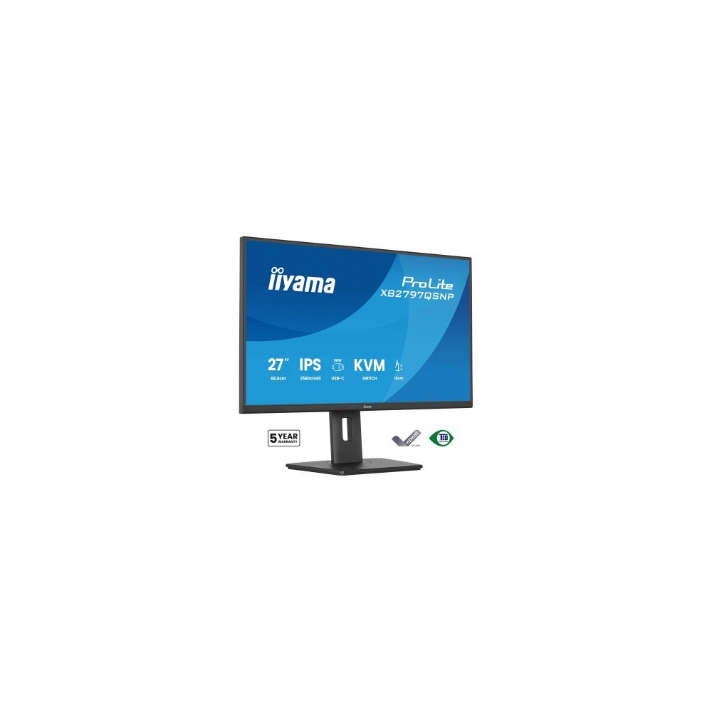 iiyama ProLite XB2797QSNP-B1 Monitor PC 68,6 cm (27″) 2560 x 1440 Pixel Quad HD LCD Nero