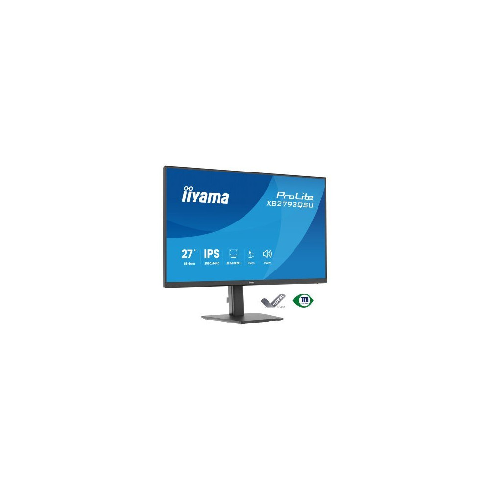 iiyama ProLite XB2793QSU-B1 Monitor PC 68,6 cm (27″) 2560 x 1440 Pixel Quad HD LED Nero