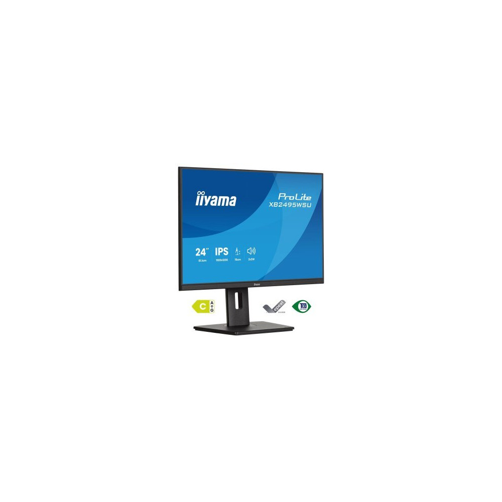 iiyama ProLite XB2495WSU-B1 Monitor PC 61,2 cm (24.1″) 1920 x 1200 Pixel WUXGA LCD Nero