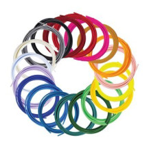 3Doodler Filament FLOW 20 PLA 20 Farben Nachfüllpack Acido polilattico (PLA) Nero, Blu, Verde scuro, Rosa scuro, Oro,