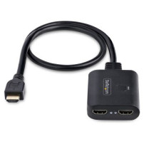 StarTech.com Splitter HDMI 4K a 2 Porte - Sdoppiatore Video HDMI 2.0 4K 60Hz con 1 Ingresso e 2 Uscite