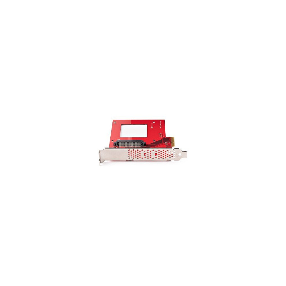 StarTech.com Scheda adattatore da U.3 a PCIe, adattatore PCIe 4.0 x4 per SSD U.3 NVMe da 2,5″, scheda aggiuntiva PCI