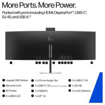 HP Series 5 Pro Monitor per videoconferenze serie 5 Pro 49’’ DQHD – 549pm