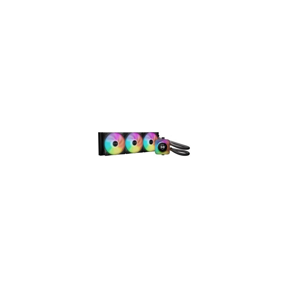 be quiet! LIGHT LOOP IO LCD | 360mm Processore Raffreddatore di liquidi tutto in uno 12 cm Nero 1 pz