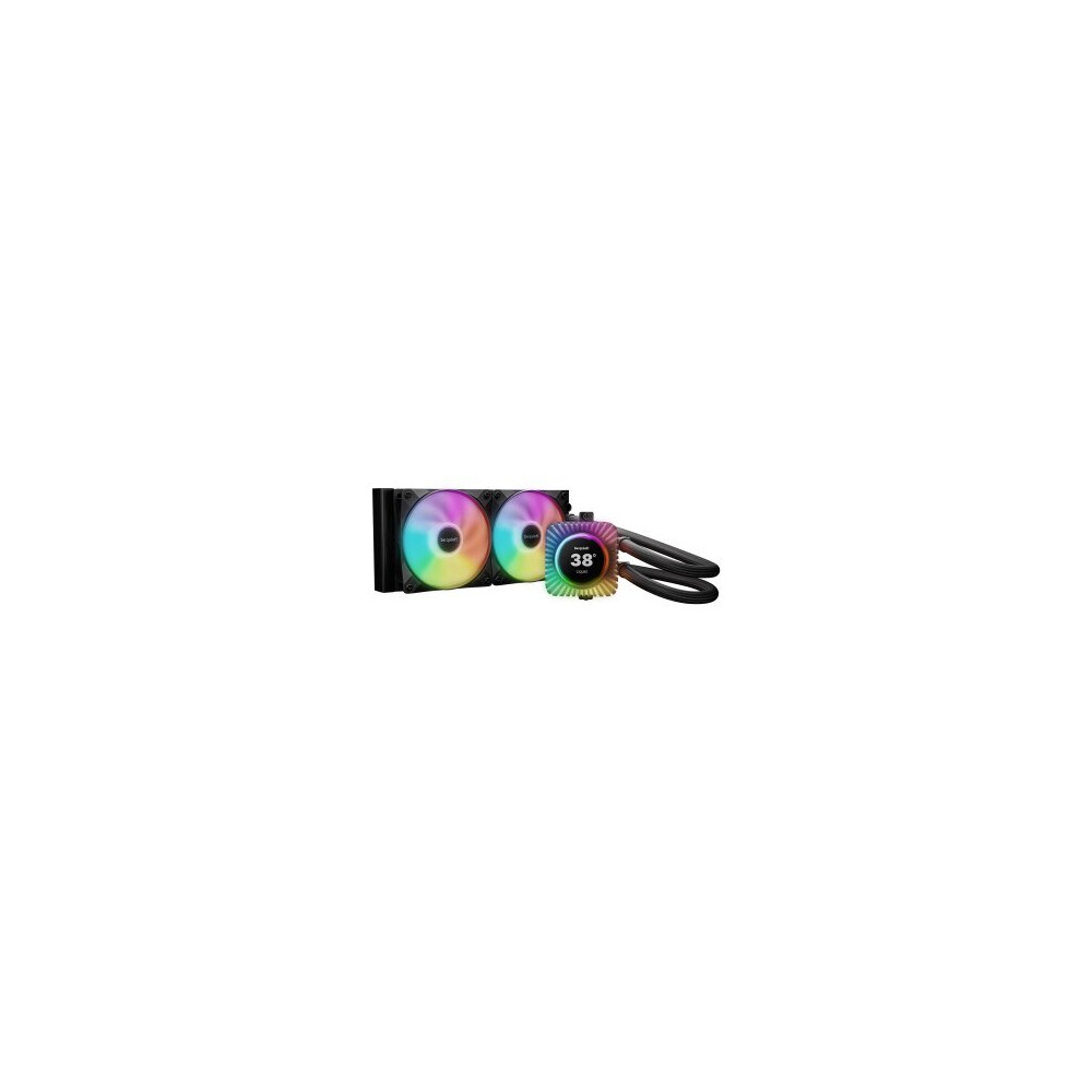 be quiet! LIGHT LOOP IO LCD | 240mm Processore Raffreddatore di liquidi tutto in uno 12 cm Nero 1 pz