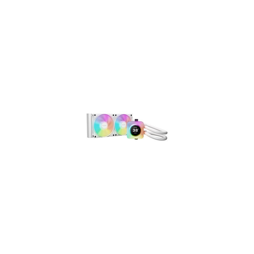 be quiet! LIGHT LOOP IO LCD | 240mm Processore Raffreddatore di liquidi tutto in uno 12 cm Bianco 1 pz