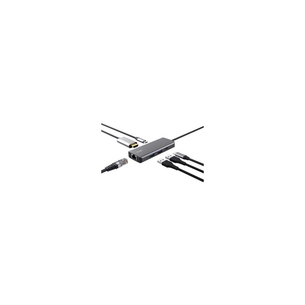 Trust Dalyx USB tipo-C 1000 Mbit/s Argento