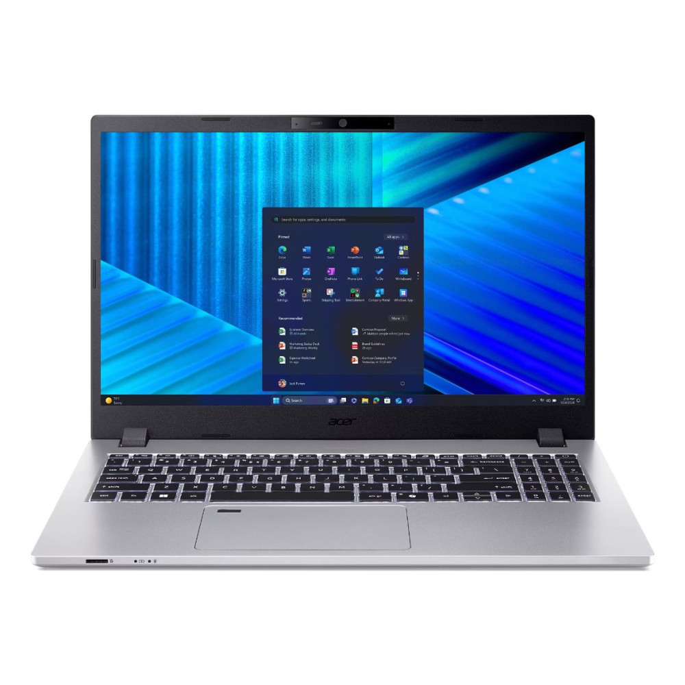 ACER TRAVELMATE P2 15 TMP215-75-G2-TCO-79SY 15.6" INTEL CORE ULTRA 7 155H RAM 16GB-SSD 1TB NVMe-INTEL ARC GRAPHICS-WI-FI 6E + GI