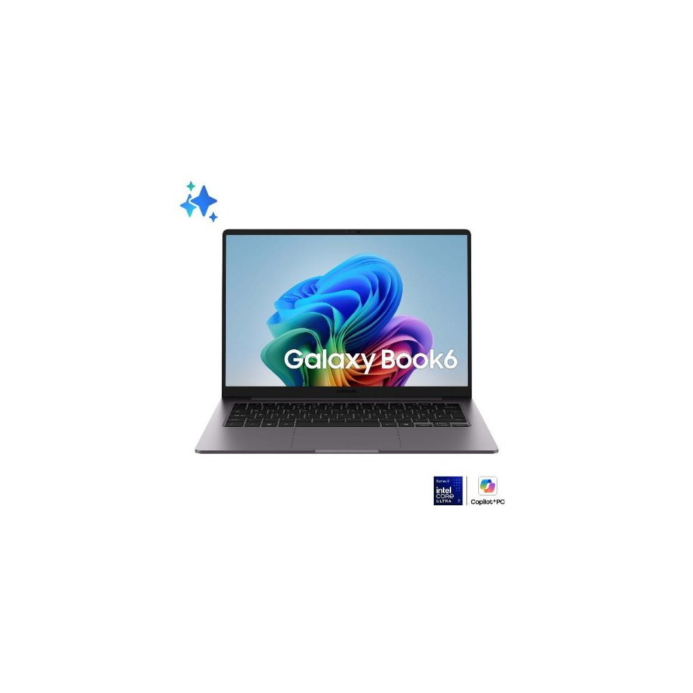 SAMSUNG GALAXY BOOK6 EE NP742BJG-KG1IT Copilot+ PC 14" WUXGA INTEL CORE ULTRA 7 365 RAM 16GB-SSD 512GB NVMe-INTEL GRAPHICS-WI-FI