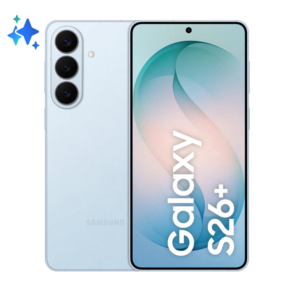 SAMSUNG S947 GALAXY S26+ AI 5G DUAL SIM 6.7" OCTA CORE 512GB RAM 12GB 5G ITALIA SKY BLUE