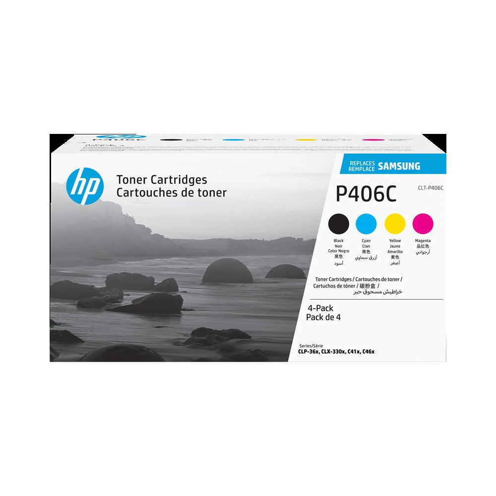 Samsung CLT-P406C Multipack nero / ciano / magenta / giallo (SU375A)