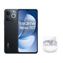 REALME NOTE 70T SPECIAL EDITION DUAL SIM 6.74" OCTA CORE 128GB RAM 4GB 4G LTE ITALIA OBSIDIAN BLACK + REALME TECHLIFE BUDS