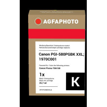 compatibile con Canon PGI-580pgbk XXL nero (1970C001)  Agfa Photo APCPGI580XXLB nero Cartuccia d'inchiostro