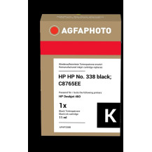 compatibile con HP 338 nero  Agfa Photo APHP338B nero Cartuccia d'inchiostro
