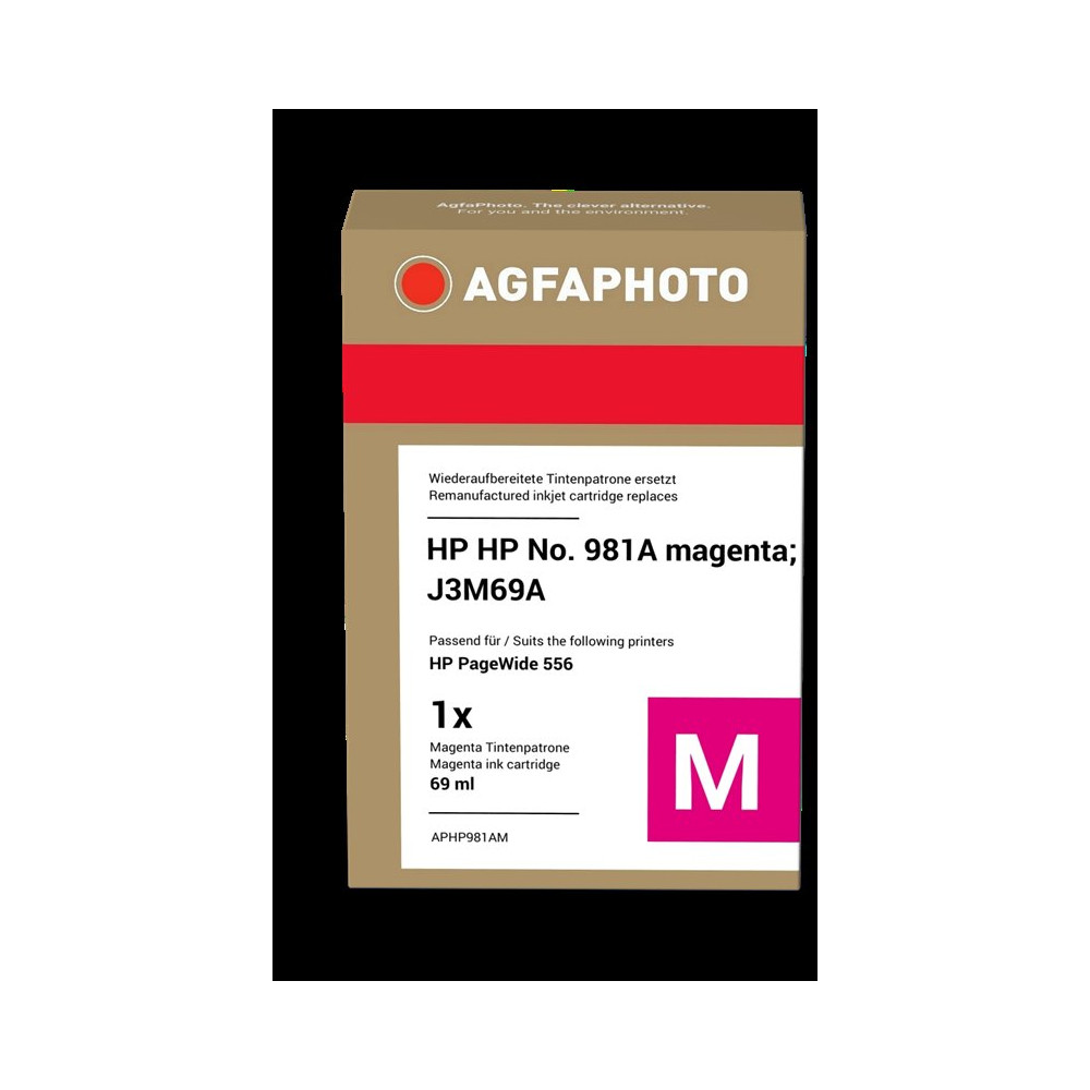 compatibile con HP 981A magenta  Agfa Photo APHP981AM magenta Cartuccia d'inchiostro