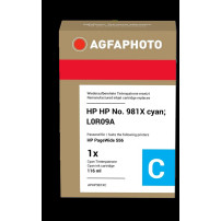 compatibile con HP 981X ciano  Agfa Photo APHP981XC ciano Cartuccia d'inchiostro