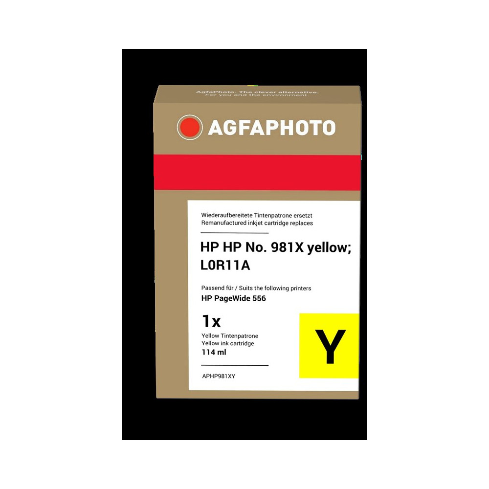 compatibile con HP 981X giallo  Agfa Photo APHP981XY giallo Cartuccia d'inchiostro