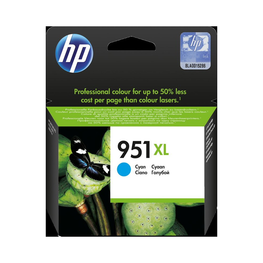 HP 951 XL ciano Cartuccia d'inchiostro (CN046AE)